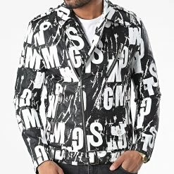 Sortie 🥰 Veste Biker SH-40 Noir de Uniplay 😍