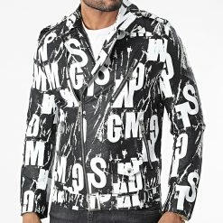 Sortie 🥰 Veste Biker SH-40 Noir de Uniplay 😍 -Uniplay Soldes uniplay 338834 SH 40 BLACK 20220926T152712 03