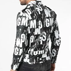 Sortie 🥰 Veste Biker SH-40 Noir de Uniplay 😍 -Uniplay Soldes uniplay 338834 SH 40 BLACK 20220926T152713 04