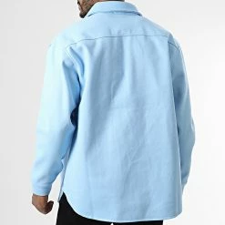 Offres 🥰 Surchemise T969 Bleu Clair de Uniplay 🥰 -Uniplay Soldes uniplay 338874 UP T969 CELADON 20220927T151231 04