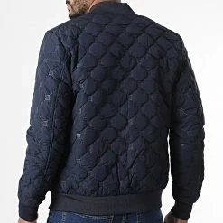 Bon marché 👏 Veste Bomber T3A51 Bleu Marine de Uniplay ⌛ -Uniplay Soldes uniplay 338876 UP T3A51 NAVY BLUE 20220927T151443 04