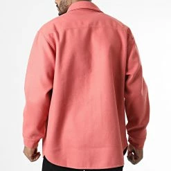 Sortie ✨ Surchemise T969 Corail de Uniplay 🔔 -Uniplay Soldes uniplay 338877 UP T969 ROUGE CORAIL 20220927T151353 04