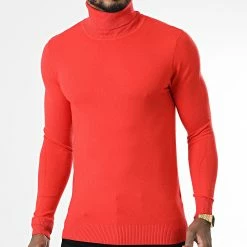 Promo 🧨 Pull Col Roulé CR-088 Orange de Uniplay 😍