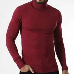 Acheter 🌟 Pull Col Roulé CR-088 Bordeaux de Uniplay 🌟 -Uniplay Soldes uniplay 338879 CR 088 BORDEAUX 20220927T150722 03