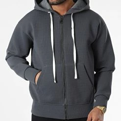 Budget 🤩 Veste Zippée Capuche UY912 Gris Anthracite de Uniplay 🧨 -Uniplay Soldes uniplay 338935 UY912 DKGREY 20220926T152515 03