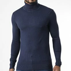 De gros 🛒 Pull Col Roulé CR-088 Bleu Marine de Uniplay 🥰 -Uniplay Soldes uniplay 338938 CR 088 NAVY BLUE 20220927T151534 03