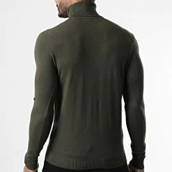 Vente flash 🧨 Pull Col Roulé CR-088 Vert Kaki de Uniplay 🤩 -Uniplay Soldes uniplay 338942 CR 088 ARMY GREEN 20220927T150654 04