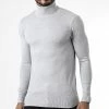 Budget ❤️ Pull Col Roulé CR-088 Gris Chiné de Uniplay ❤️ -Uniplay Soldes uniplay 338944 CR 088 GREY 20220927T150825 01