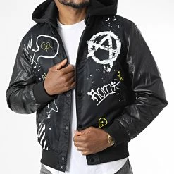 Acheter 🌟 Veste Capuche T3A69 Noir de Uniplay ⌛