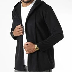 Coupon ✨ Gilet Capuche UY926 Noir de Uniplay ❤️