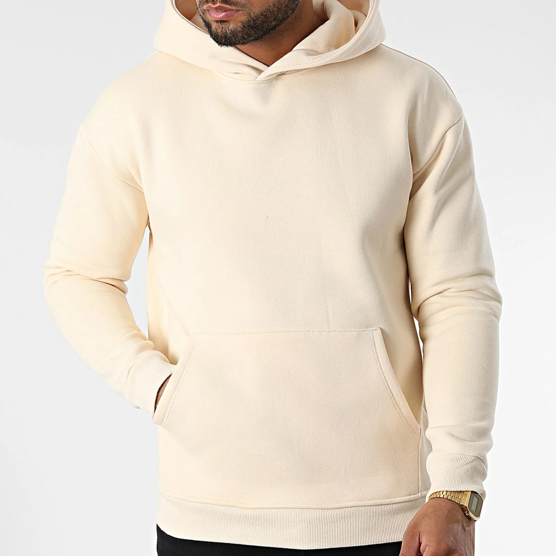 Tout neuf 🎁 Sweat Capuche UY905 Beige de Uniplay ✨ 5 Tout neuf 🎁 Sweat Capuche UY905 Beige de Uniplay ✨ – Image 3