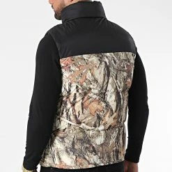 Tout neuf 🤩 Doudoune Sans Manches T9933 Beige Noir de Uniplay 🌟 -Uniplay Soldes uniplay 341019 UP T9933 BEIGE 20221007T155021 04