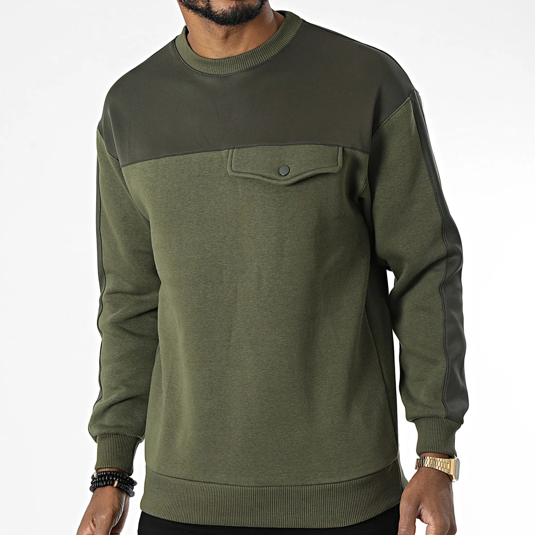 Sortie 🧨 Sweat Crewneck OTS-9 Vert Kaki de Uniplay 🔥 3 Sortie 🧨 Sweat Crewneck OTS-9 Vert Kaki de Uniplay 🔥