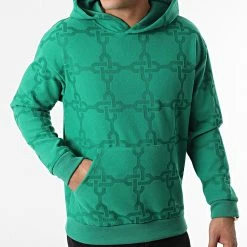 Top 10 👍 Sweat Capuche UY936 Vert de Uniplay 💯 -Uniplay Soldes uniplay 341122 UY936 GREEN 20221010T124558 03