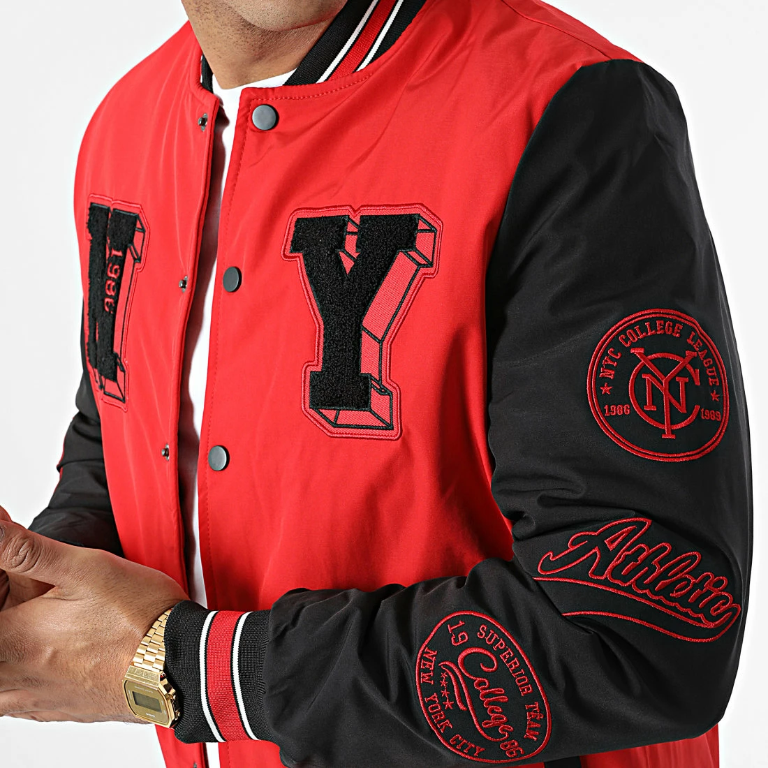 Tout neuf 🛒 Veste Teddy T9330 Rouge de Uniplay 💯 4 Tout neuf 🛒 Veste Teddy T9330 Rouge de Uniplay 💯 – Image 2