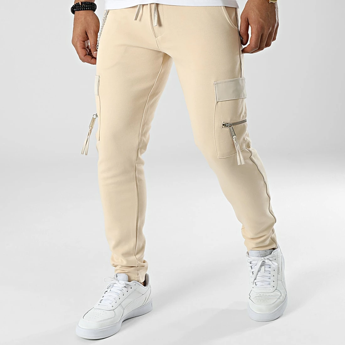 Tout neuf 🌟 Pantalon Cargo OTB-1 Beige de Uniplay 🧨 3 Tout neuf 🌟 Pantalon Cargo OTB-1 Beige de Uniplay 🧨