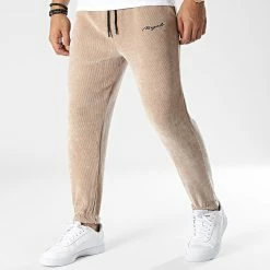 Vente flash 👍 Pantalon Jogging UPP78 Beige de Uniplay ⭐