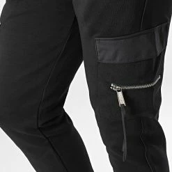 Remise 😉 Pantalon Cargo OTB-1 Noir de Uniplay 🥰 -Uniplay Soldes uniplay 341152 OTB 1 BLACK 20221010T152848 02