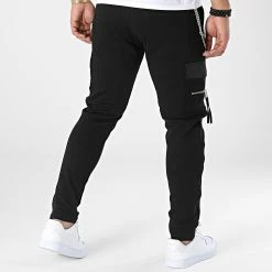 Remise 😉 Pantalon Cargo OTB-1 Noir de Uniplay 🥰 -Uniplay Soldes uniplay 341152 OTB 1 BLACK 20221010T152851 04