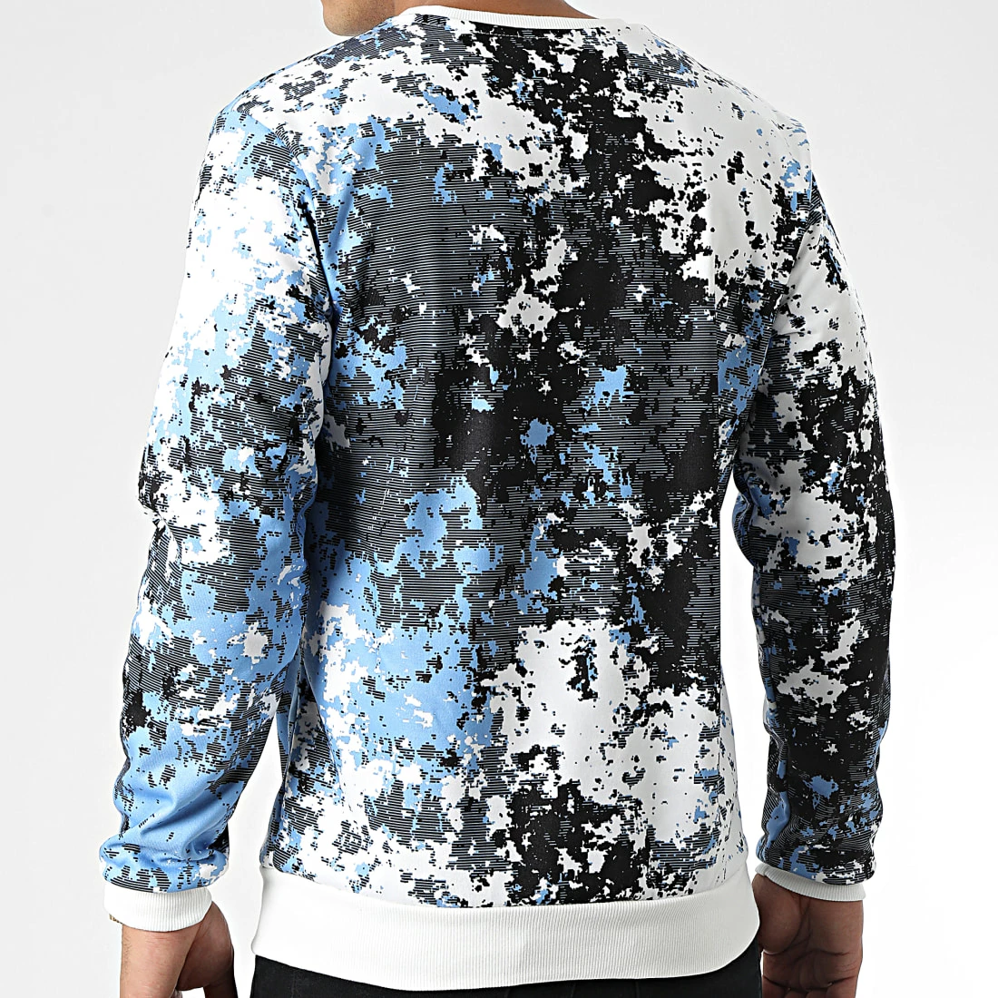 Meilleure affaire 💯 Sweat Crewneck SH-68 Blanc Bleu Clair de Uniplay 💯 6 Meilleure affaire 💯 Sweat Crewneck SH-68 Blanc Bleu Clair de Uniplay 💯 – Image 4