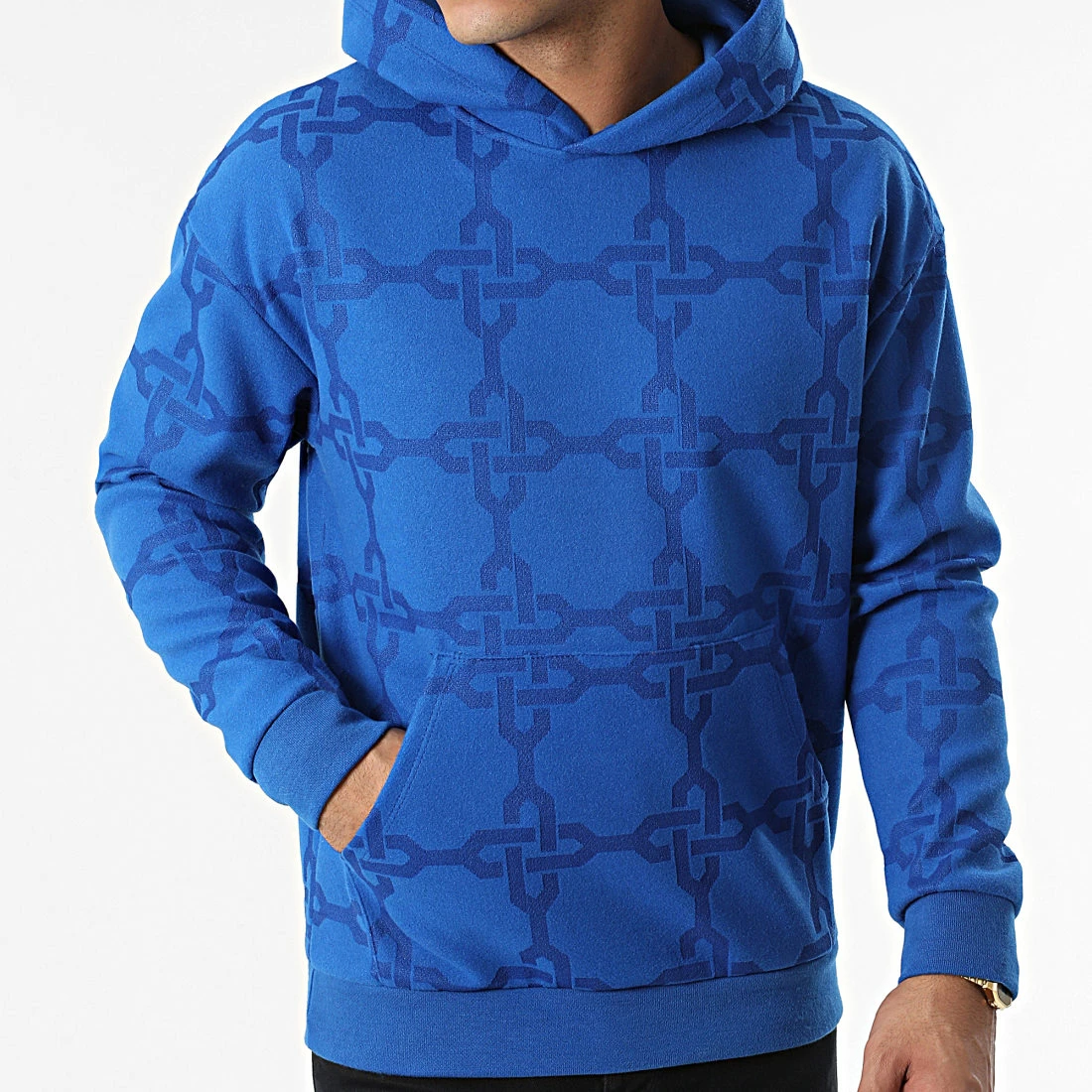 Sortie 🥰 Sweat Capuche UY936 Bleu Roi de Uniplay 🔔 5 Sortie 🥰 Sweat Capuche UY936 Bleu Roi de Uniplay 🔔 – Image 3