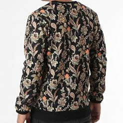 Bon marché ✨ Sweat Crewneck Floral SH-68 Noir Kaki Orange de Uniplay 🎁 -Uniplay Soldes uniplay 341167 SH 68 05 20221010T124416 04