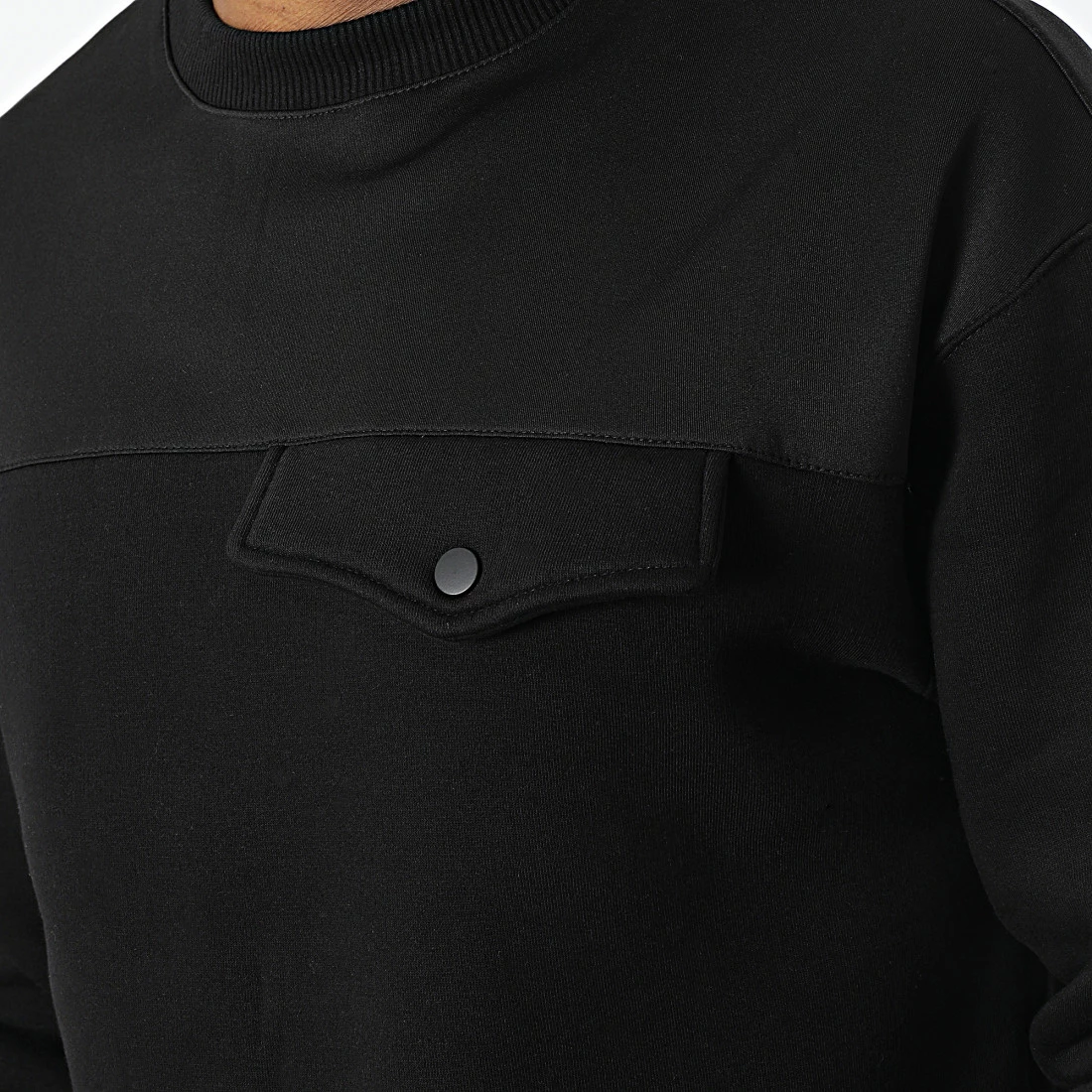 Budget ✨ Sweat Crewneck OTS-9 Noir de Uniplay ⌛ 4 Budget ✨ Sweat Crewneck OTS-9 Noir de Uniplay ⌛ – Image 2