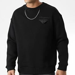 Tout neuf 🔥 Sweat Crewneck OTS-1 Noir de Uniplay 🌟