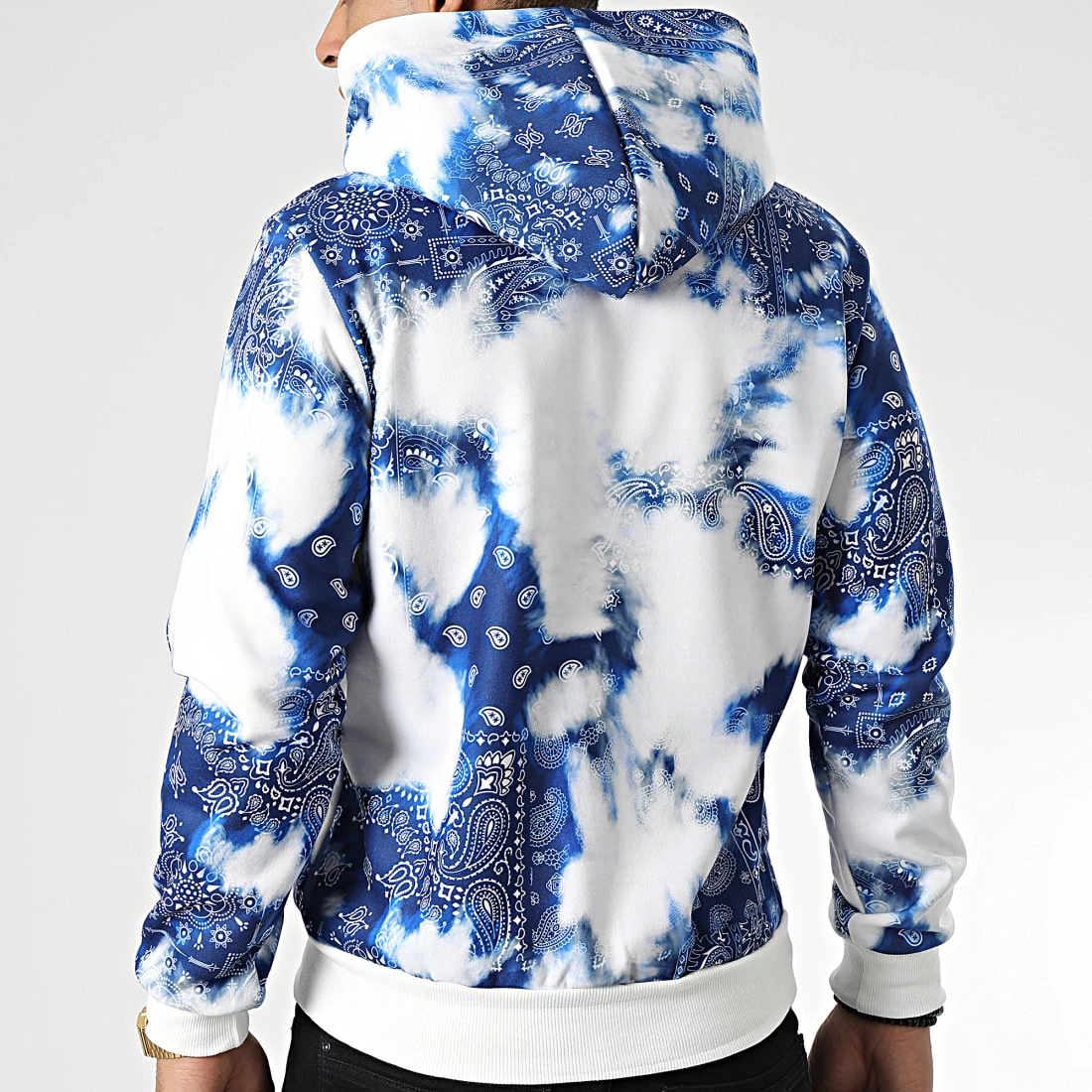 Grosses soldes 🧨 Sweat Capuche SH-67 Blanc Bleu Marine Bandana de Uniplay ⌛ 6 Grosses soldes 🧨 Sweat Capuche SH-67 Blanc Bleu Marine Bandana de Uniplay ⌛ – Image 4