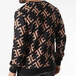 Promo ⭐ Sweat Crewneck SH-68 Noir Marron de Uniplay ⭐ -Uniplay Soldes uniplay 341258 SH 68 04 20221007T155945 04