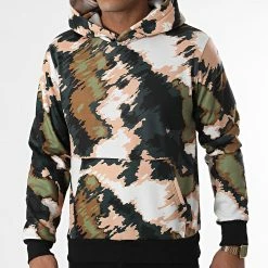 Acheter 😀 Sweat Capuche SH-67 Beige Vert Kaki de Uniplay 🎉