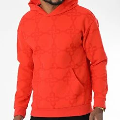 Sortie 😀 Sweat Capuche A Carreaux UY936 Orange de Uniplay 💯 -Uniplay Soldes uniplay 341262 UY936 ORANGE 20221007T144110 03