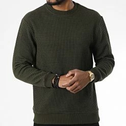 De gros 🌟 Sweat Crewneck OTS-15 Vert Kaki de Uniplay 👍 -Uniplay Soldes uniplay 341266 OTS 15 KHAKI 20221007T144053 03