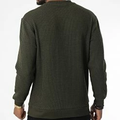 De gros 🌟 Sweat Crewneck OTS-15 Vert Kaki de Uniplay 👍 -Uniplay Soldes uniplay 341266 OTS 15 KHAKI 20221007T144054 04