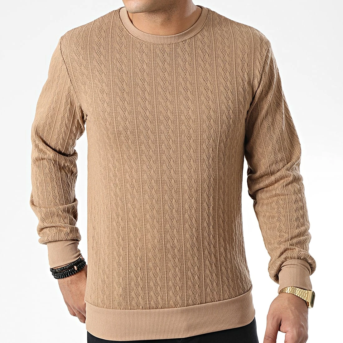 Sortie ✨ Sweat Crewneck SH-60 Camel de Uniplay 👍 5 Sortie ✨ Sweat Crewneck SH-60 Camel de Uniplay 👍 – Image 3