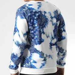 Meilleure vente 🎉 Sweat Crewneck SH-68 Blanc Bleu Marine Bandana de Uniplay ✨ -Uniplay Soldes uniplay 341271 SH 68 03 20221004T154703 04