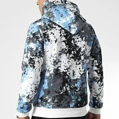 Meilleur prix 🌟 Sweat Capuche SH-67 Blanc Bleu Clair de Uniplay 🎁 -Uniplay Soldes uniplay 341273 SH 67 01 20221004T154805 04