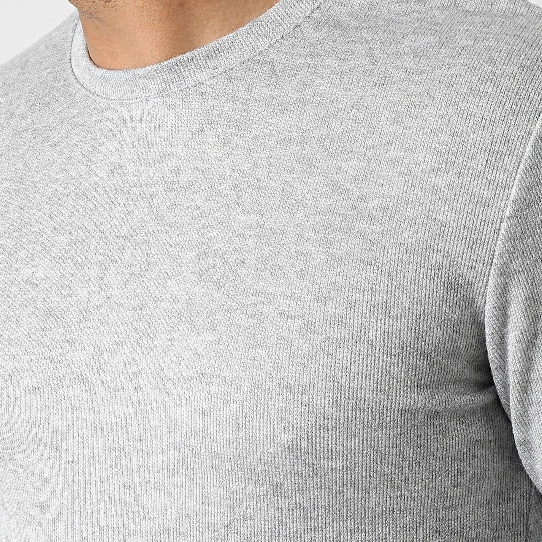 Coupon 😍 Pull SH-61 Gris Chiné de Uniplay 😍 4 Coupon 😍 Pull SH-61 Gris Chiné de Uniplay 😍 – Image 2