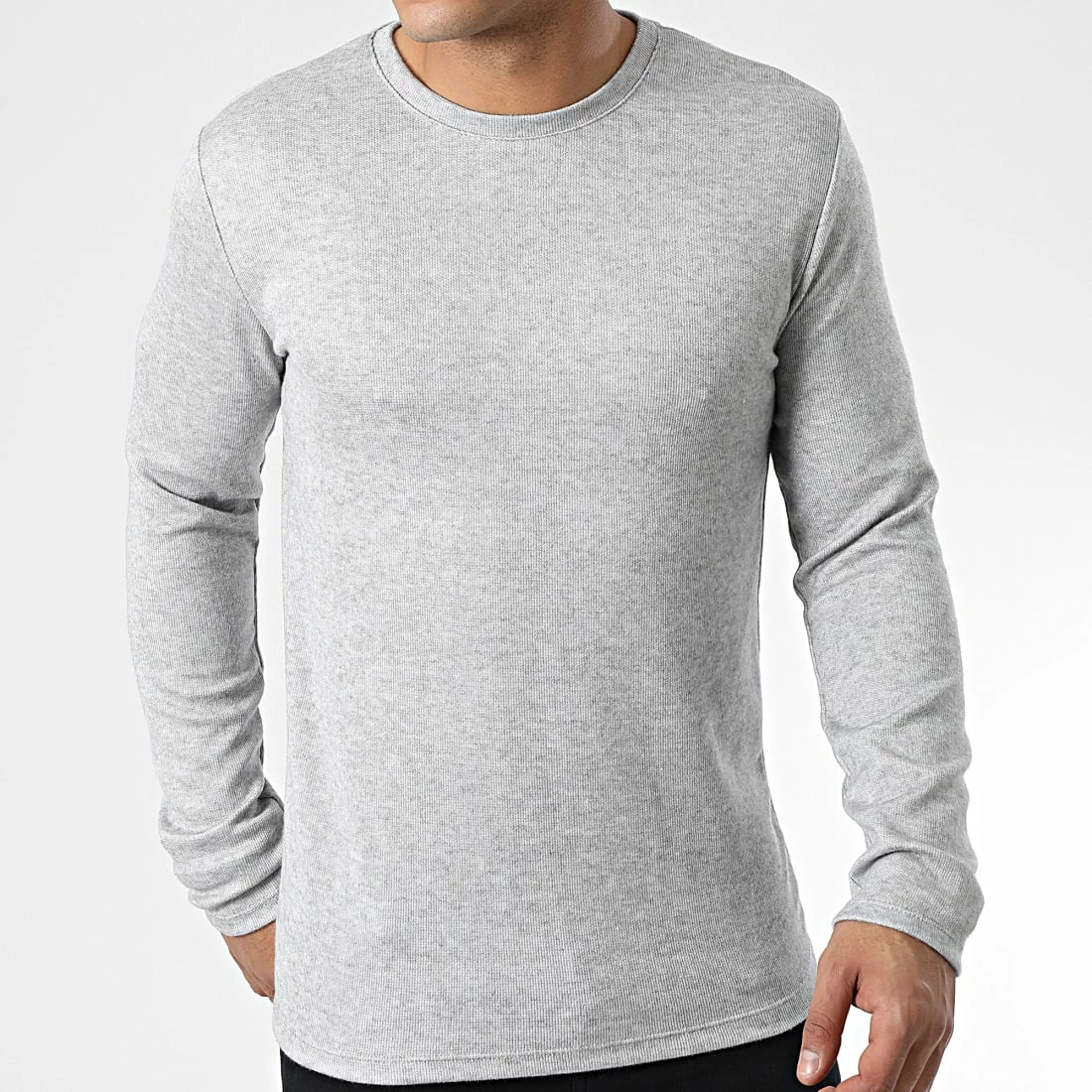 Coupon 😍 Pull SH-61 Gris Chiné de Uniplay 😍 5 Coupon 😍 Pull SH-61 Gris Chiné de Uniplay 😍 – Image 3