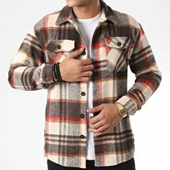 Top 10 😉 Surchemise A Carreaux C156 Beige Marron de Uniplay 🧨