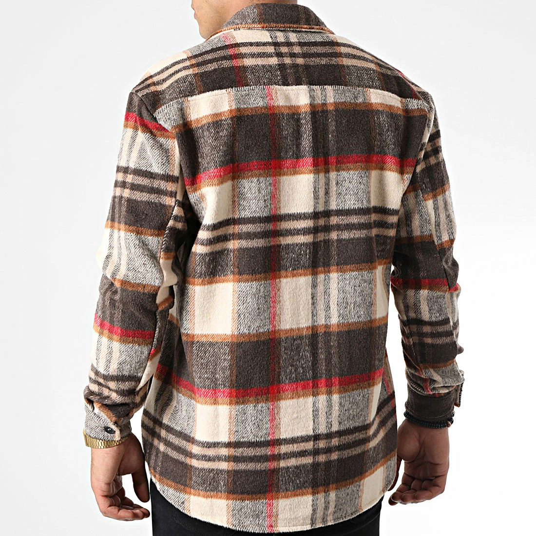 Top 10 😉 Surchemise A Carreaux C156 Beige Marron de Uniplay 🧨 6 Top 10 😉 Surchemise A Carreaux C156 Beige Marron de Uniplay 🧨 – Image 4