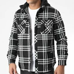 Les meilleures critiques de 👍 Surchemise Capuche A Carreaux T3A91 Noir de Uniplay 💯 -Uniplay Soldes uniplay 341340 UP T3A91 WHITE 20221004T155510 03