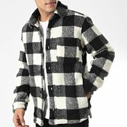 De gros ✨ Veste Fourrure A Carreaux T3A92 Noir Blanc de Uniplay 🌟 -Uniplay Soldes uniplay 341341 UP T3A92 BLACK 20221004T153309 03