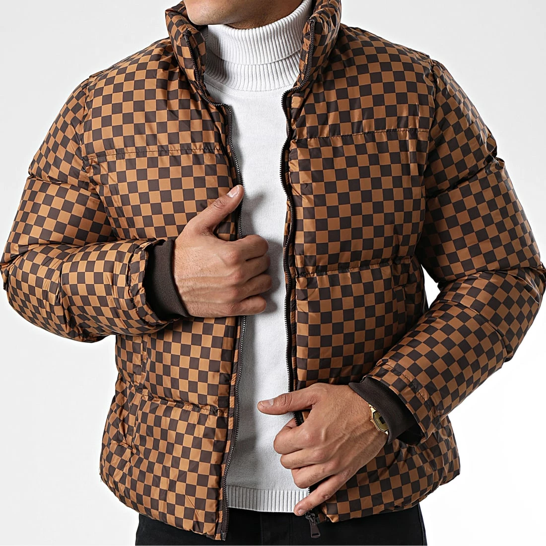 Top 10 🤩 Doudoune A Carreaux VS-J13 Marron Camel de Uniplay 🥰 3 Top 10 🤩 Doudoune A Carreaux VS-J13 Marron Camel de Uniplay 🥰