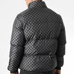 Budget 🧨 Doudoune A Carreaux VS-J13 Noir Gris de Uniplay 😀 -Uniplay Soldes uniplay 341343 VS J13 BLACK 20221004T155800 04