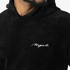 Promo 🎉 Sweat Capuche UY934 Noir de Uniplay ✔️ -Uniplay Soldes uniplay 341344 UY934 BLACK 20221006T161353 02