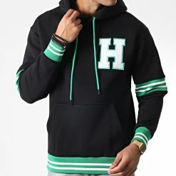 Offres ⌛ Sweat Capuche OTS-11 Noir de Uniplay 😀