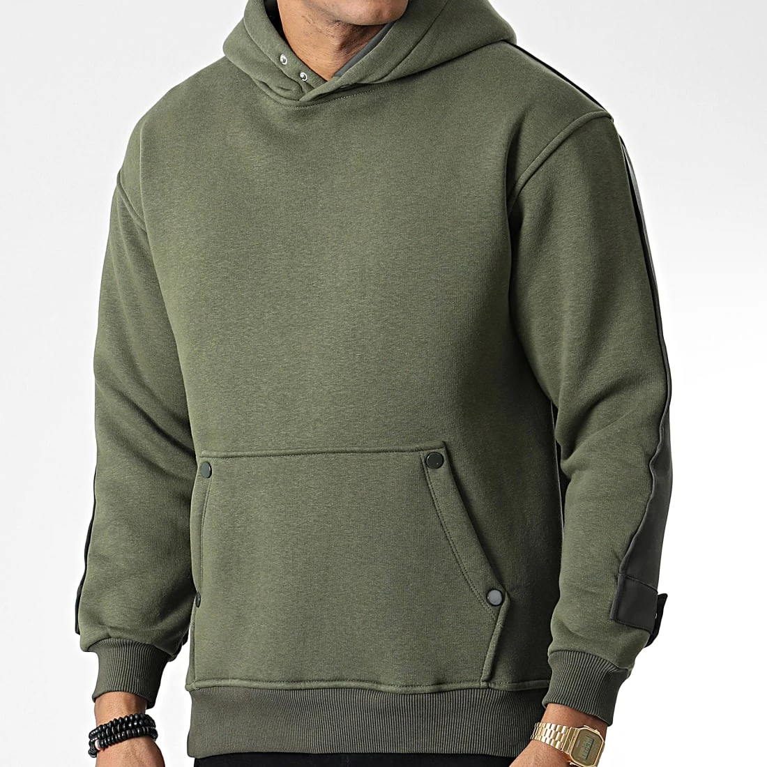 Bon marché 👍 Sweat Capuche OTS-6 Vert Kaki de Uniplay ✔️ 5 Bon marché 👍 Sweat Capuche OTS-6 Vert Kaki de Uniplay ✔️ – Image 3