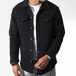 Nouveau 🎁 Surchemise OTS-17 Noir de Uniplay 😍 -Uniplay Soldes uniplay 345027 OTS 17 BLACK 20221024T155407 03