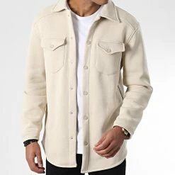 Coupon ⌛ Surchemise OTS-17 Beige de Uniplay ✔️ -Uniplay Soldes uniplay 345028 OTS 17 STONE 20221025T152813 03